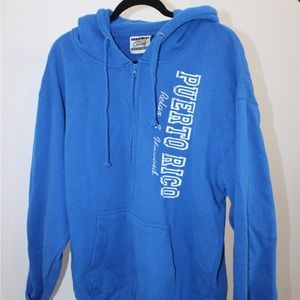 Blue Puerto Rico Zip-Up
